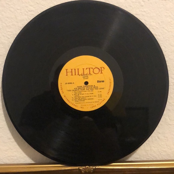Hank Thompson You Always Hurt The One You Love Vinyl Lp - Picture 4 of 10